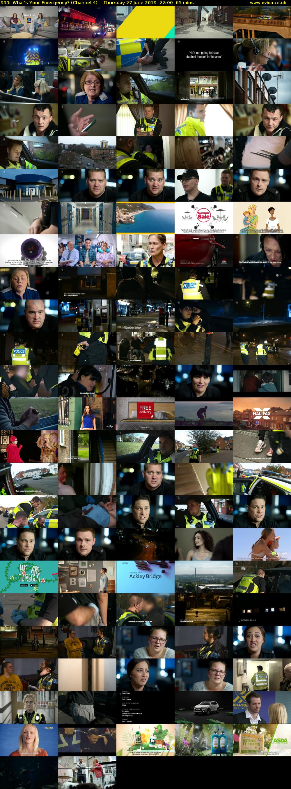999: What's Your Emergency? (Channel 4) Thursday 27 June 2019 22:00 - 23:05