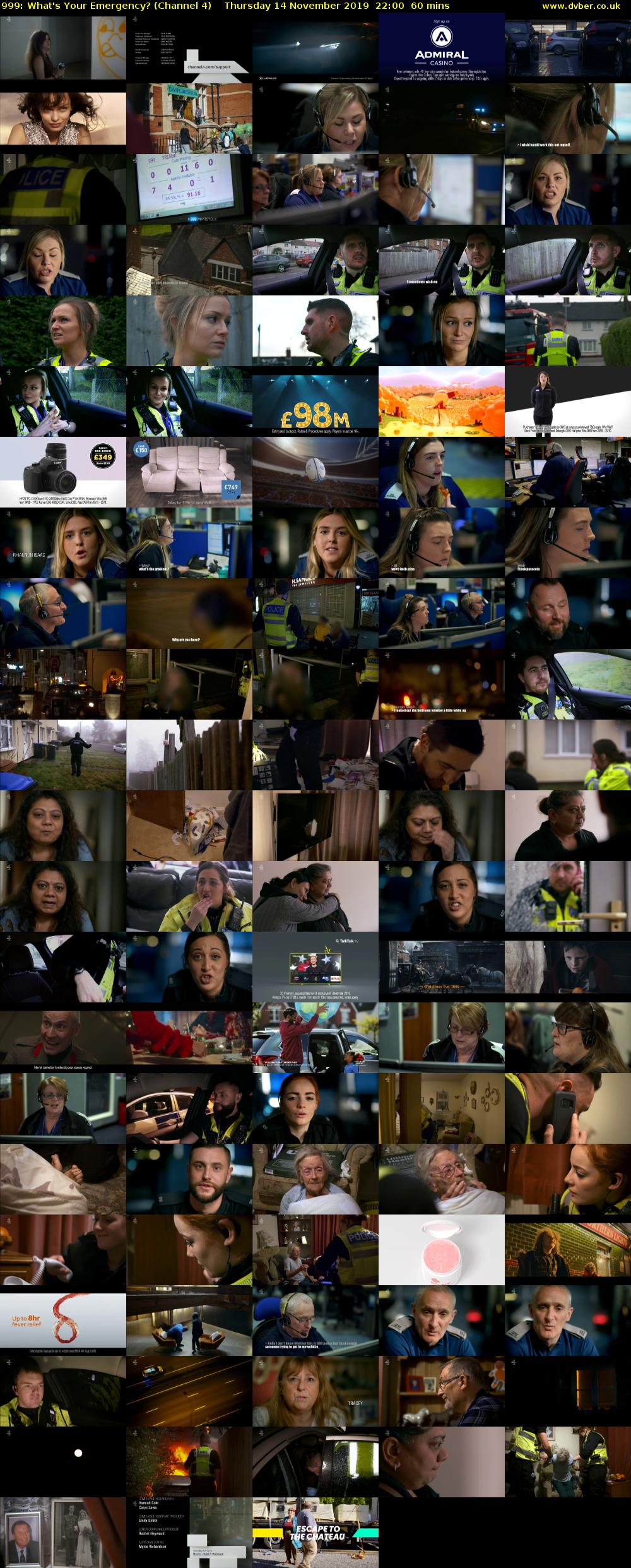 999: What's Your Emergency? (Channel 4) Thursday 14 November 2019 22:00 - 23:00