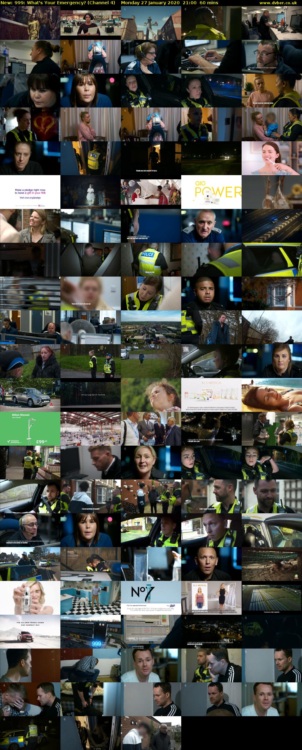 999: What's Your Emergency? (Channel 4) Monday 27 January 2020 21:00 - 22:00