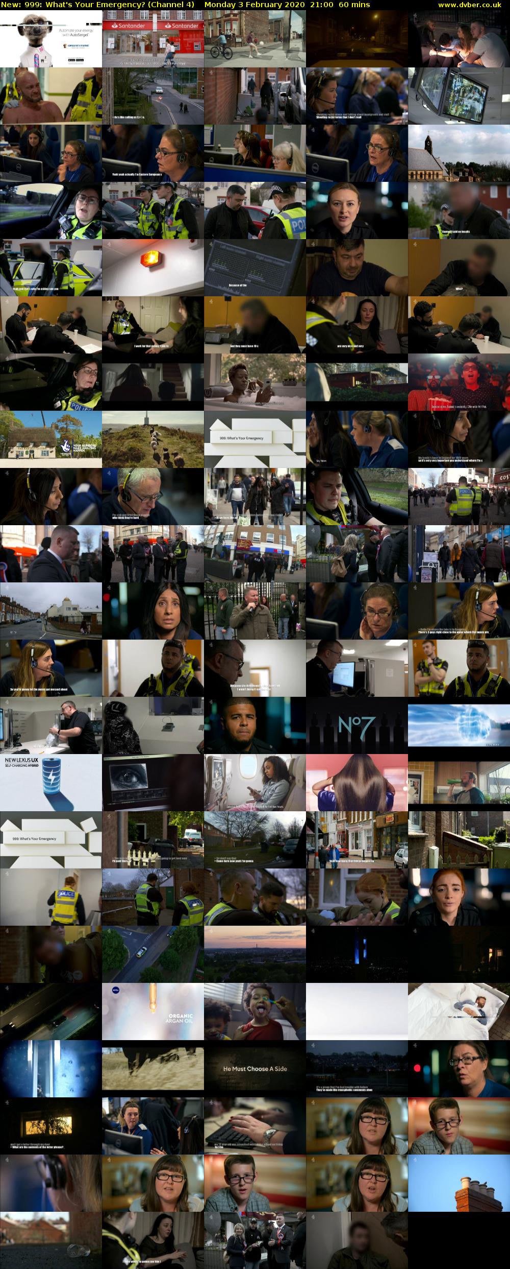 999: What's Your Emergency? (Channel 4) Monday 3 February 2020 21:00 - 22:00