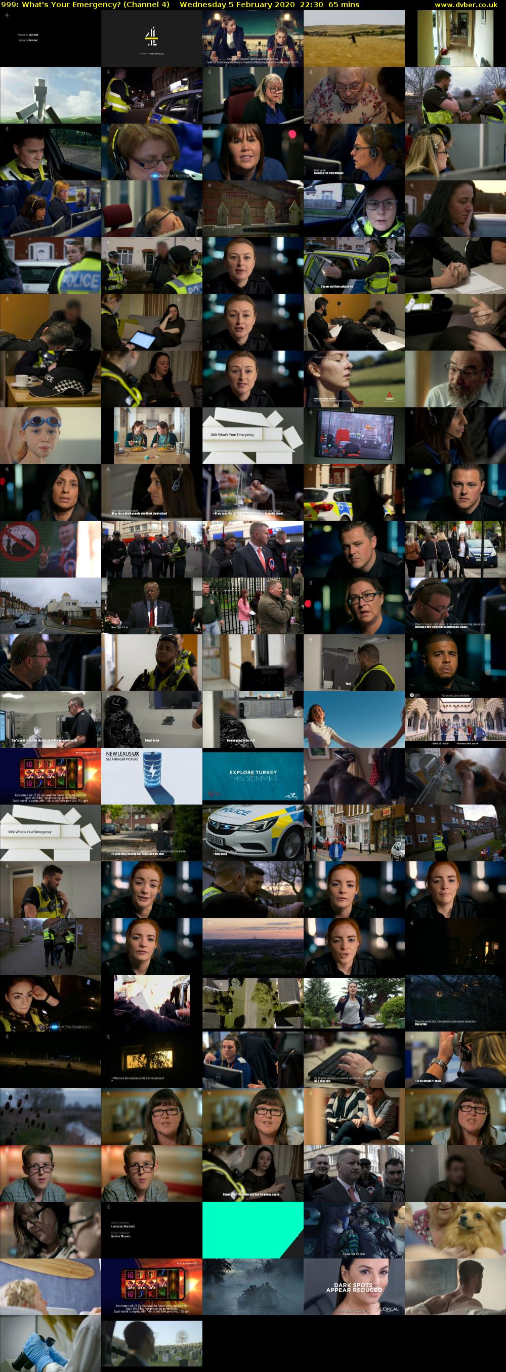 999: What's Your Emergency? (Channel 4) Wednesday 5 February 2020 22:30 - 23:35