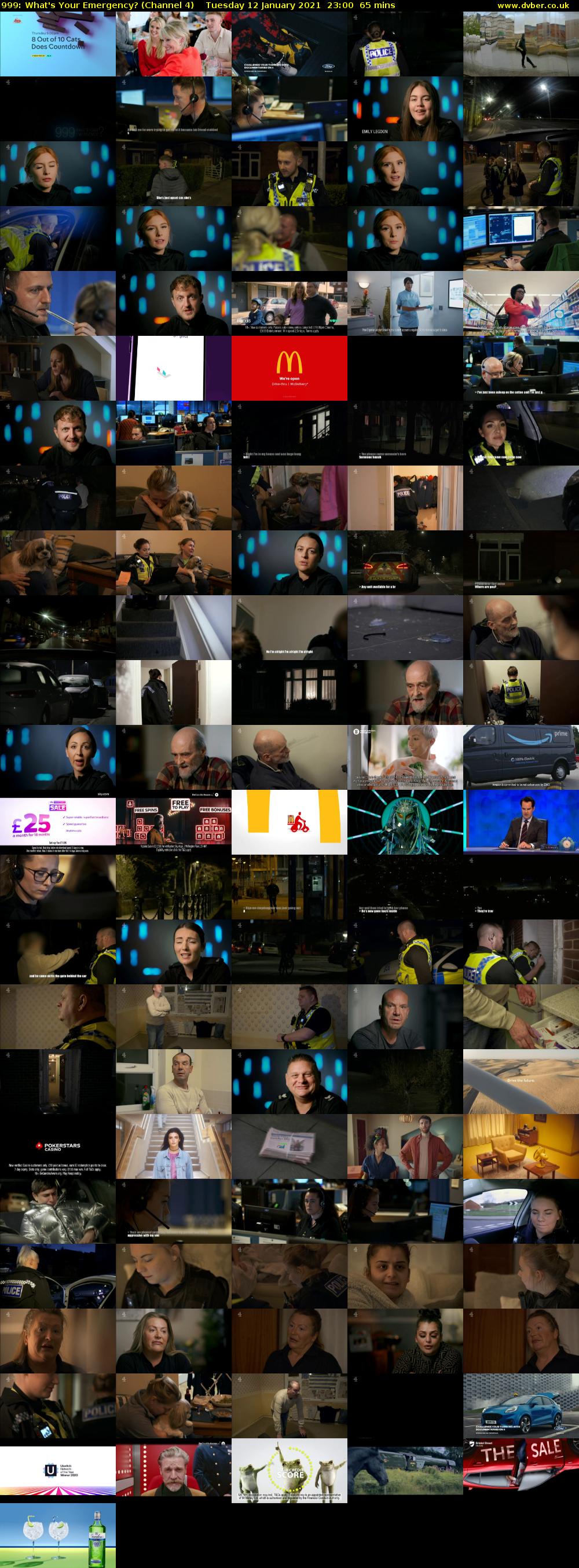 999: What's Your Emergency? (Channel 4) Tuesday 12 January 2021 23:00 - 00:05