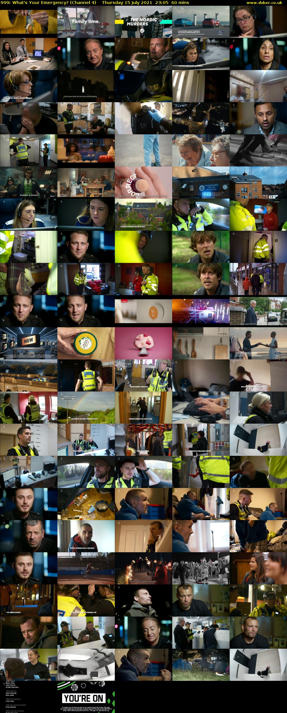 999: What's Your Emergency? (Channel 4) Thursday 15 July 2021 23:05 - 00:05