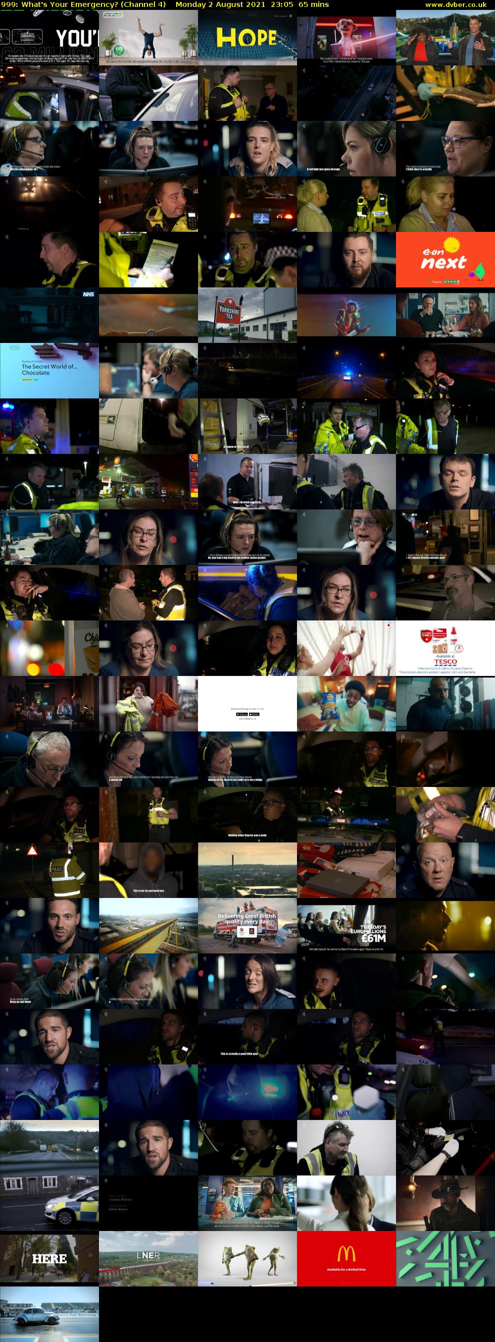 999: What's Your Emergency? (Channel 4) Monday 2 August 2021 23:05 - 00:10