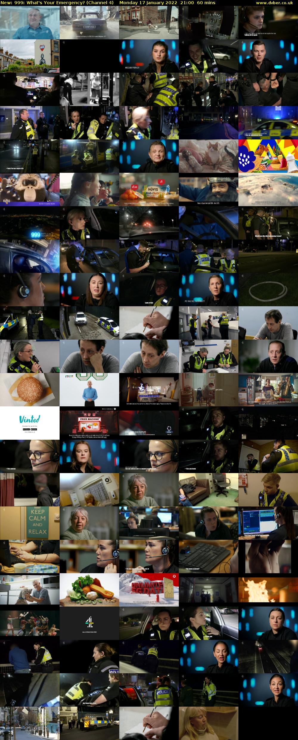 999: What's Your Emergency? (Channel 4) Monday 17 January 2022 21:00 - 22:00
