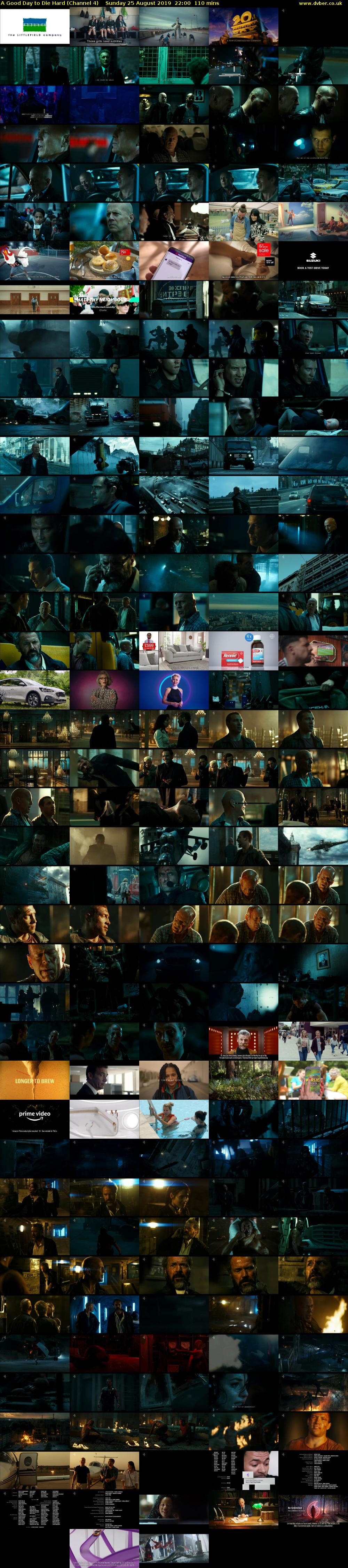 A Good Day to Die Hard (Channel 4) Sunday 25 August 2019 22:00 - 23:50