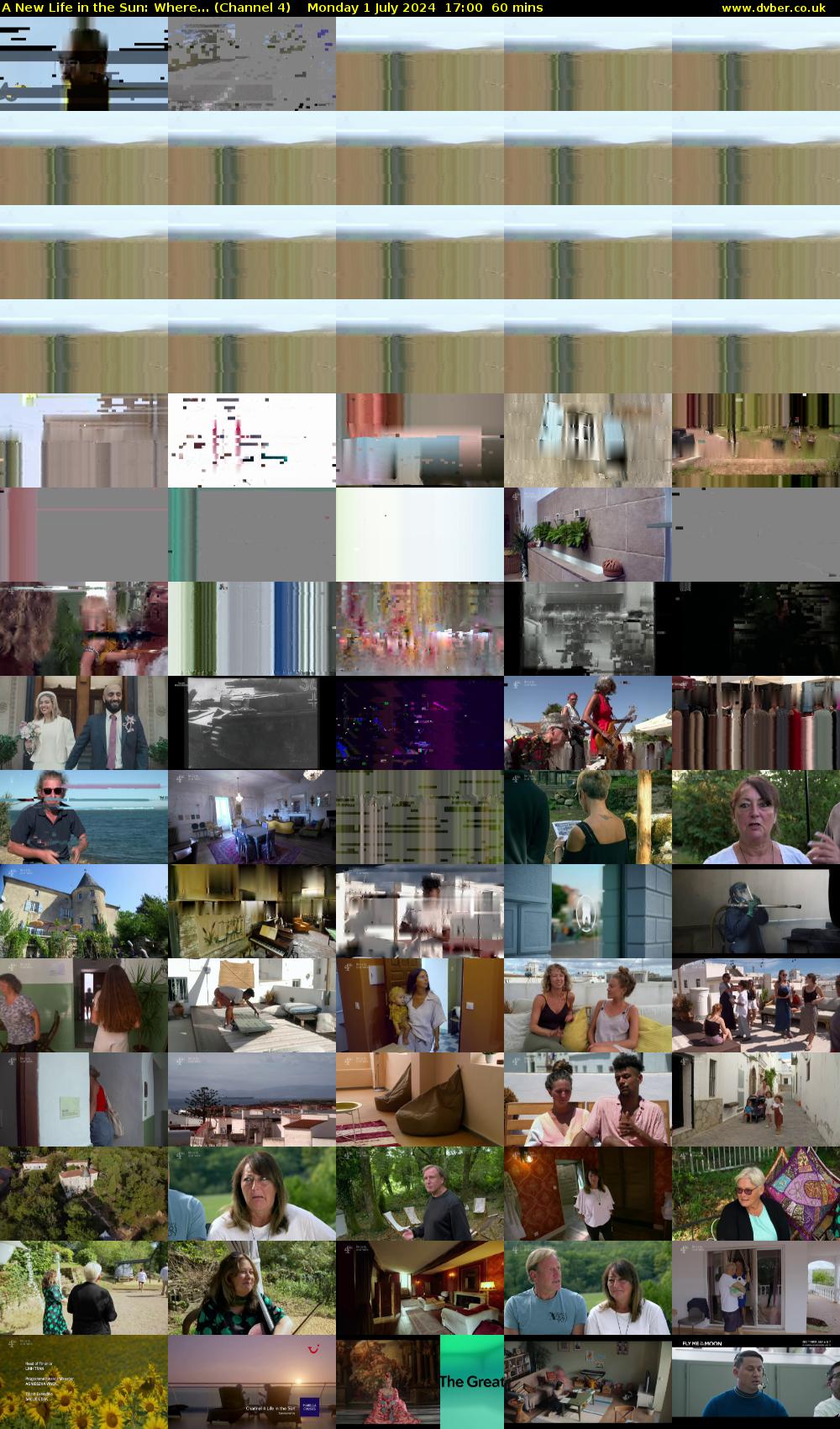 A New Life in the Sun: Where... (Channel 4) Monday 1 July 2024 17:00 - 18:00