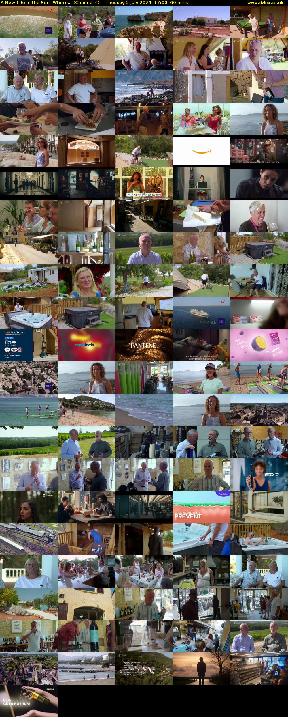 A New Life in the Sun: Where... (Channel 4) Tuesday 2 July 2024 17:00 - 18:00