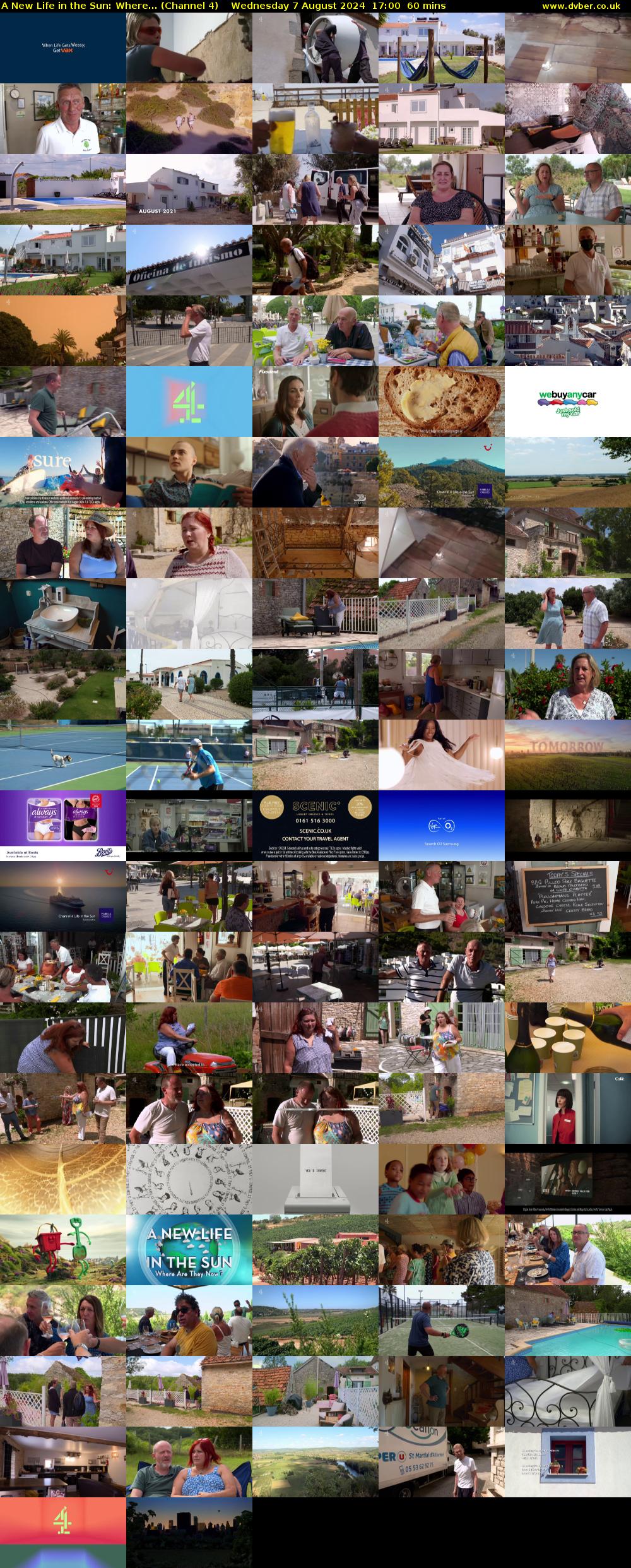 A New Life in the Sun: Where... (Channel 4) Wednesday 7 August 2024 17:00 - 18:00