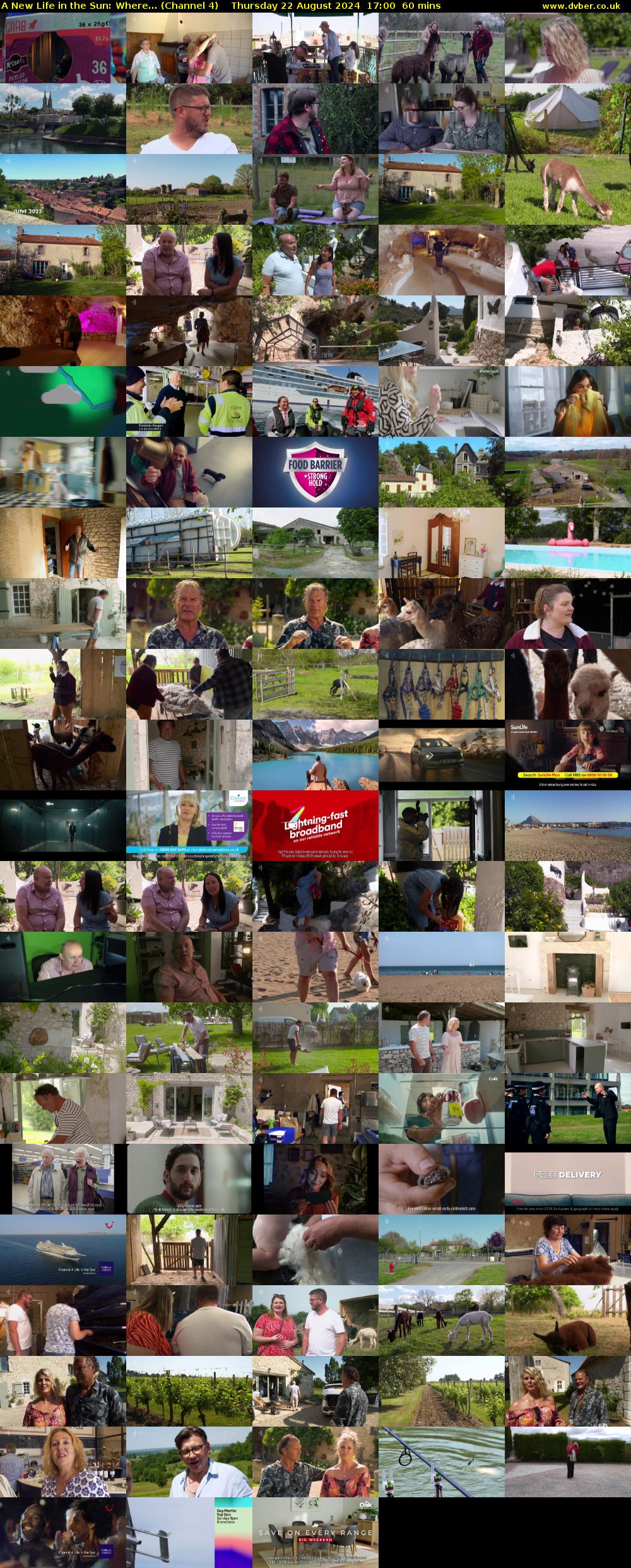 A New Life in the Sun: Where... (Channel 4) Thursday 22 August 2024 17:00 - 18:00