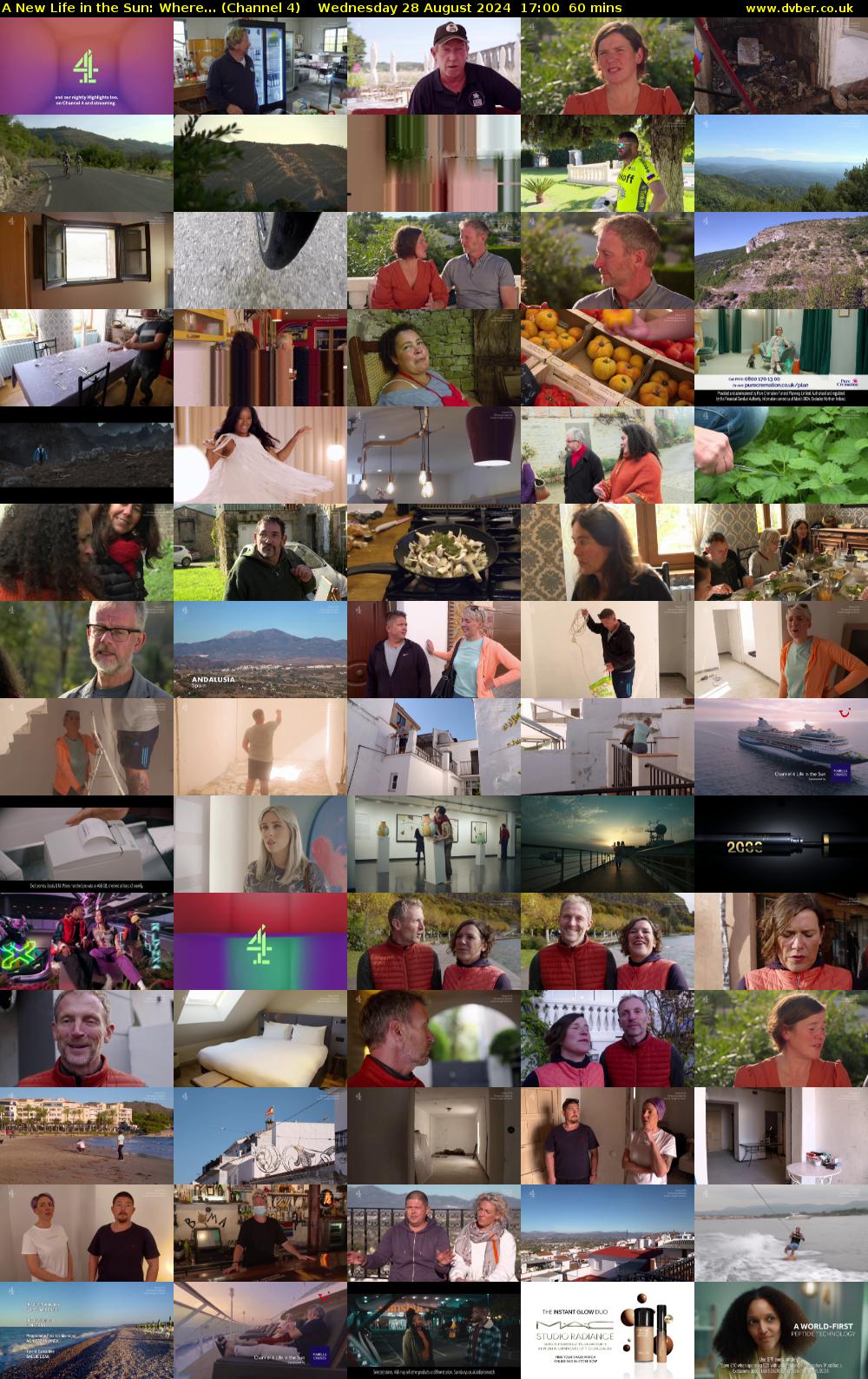 A New Life in the Sun: Where... (Channel 4) Wednesday 28 August 2024 17:00 - 18:00