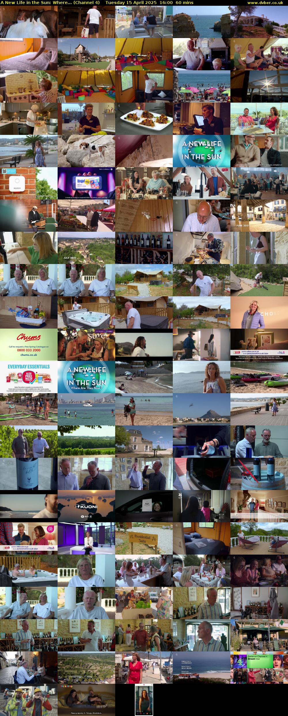 A New Life in the Sun: Where... (Channel 4) Tuesday 15 April 2025 16:00 - 17:00