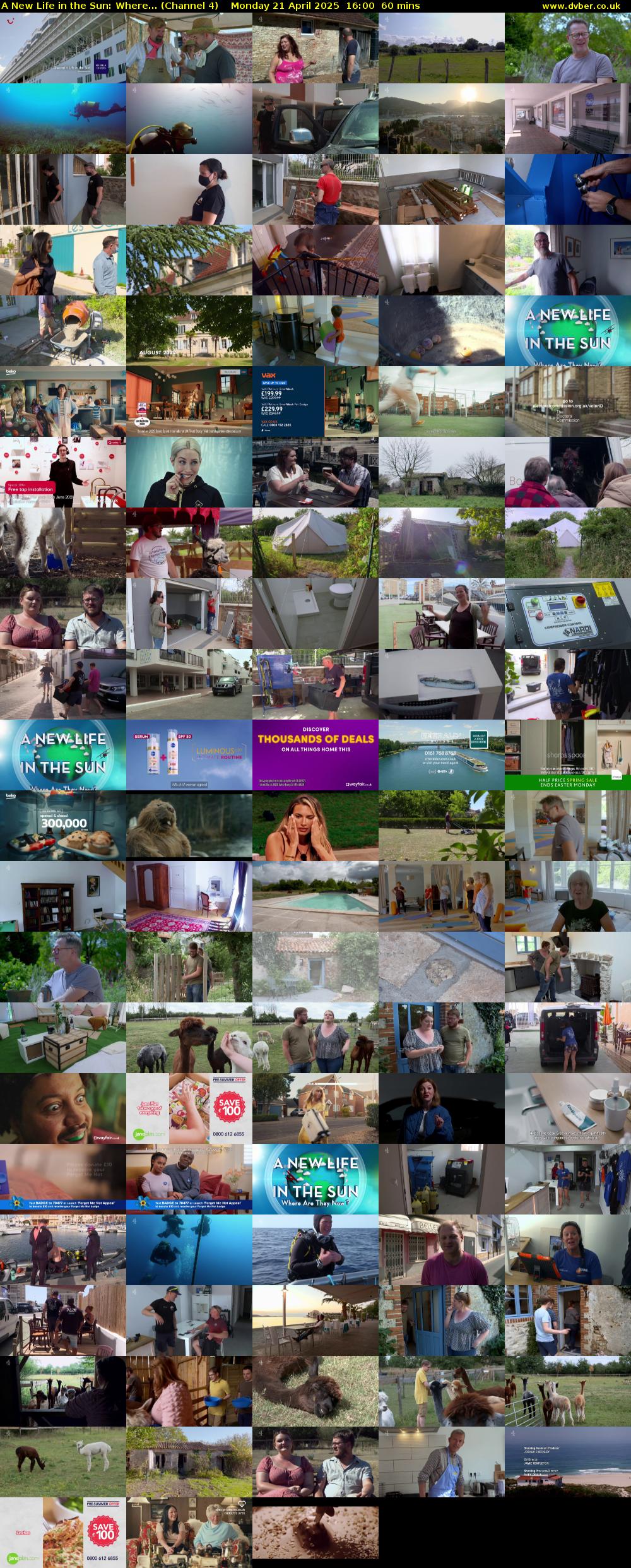A New Life in the Sun: Where... (Channel 4) Monday 21 April 2025 16:00 - 17:00