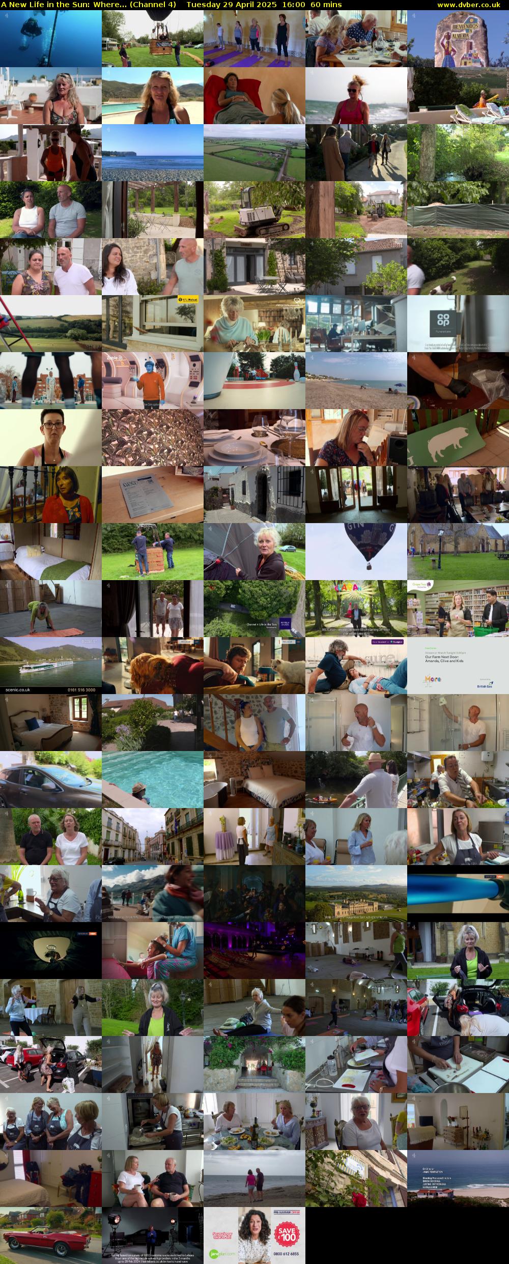 A New Life in the Sun: Where... (Channel 4) Tuesday 29 April 2025 16:00 - 17:00