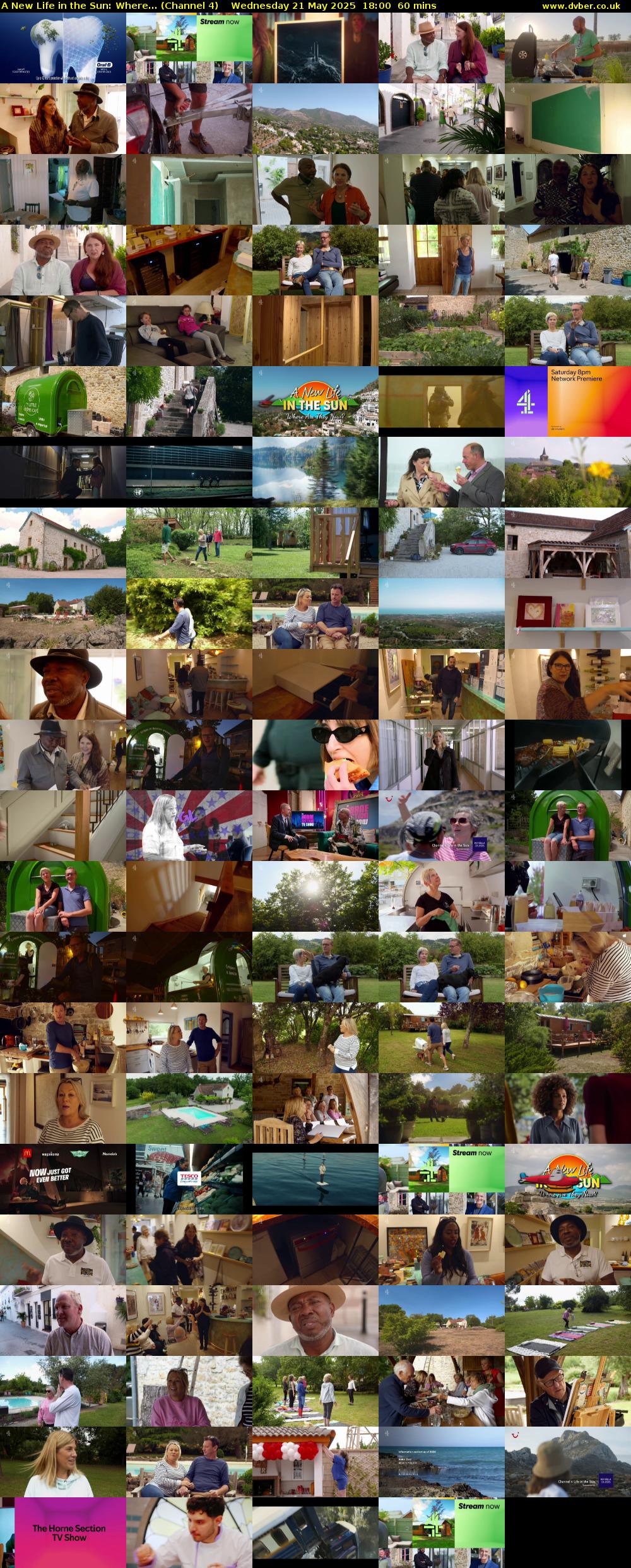 A New Life in the Sun: Where... (Channel 4) Wednesday 21 May 2025 18:00 - 19:00