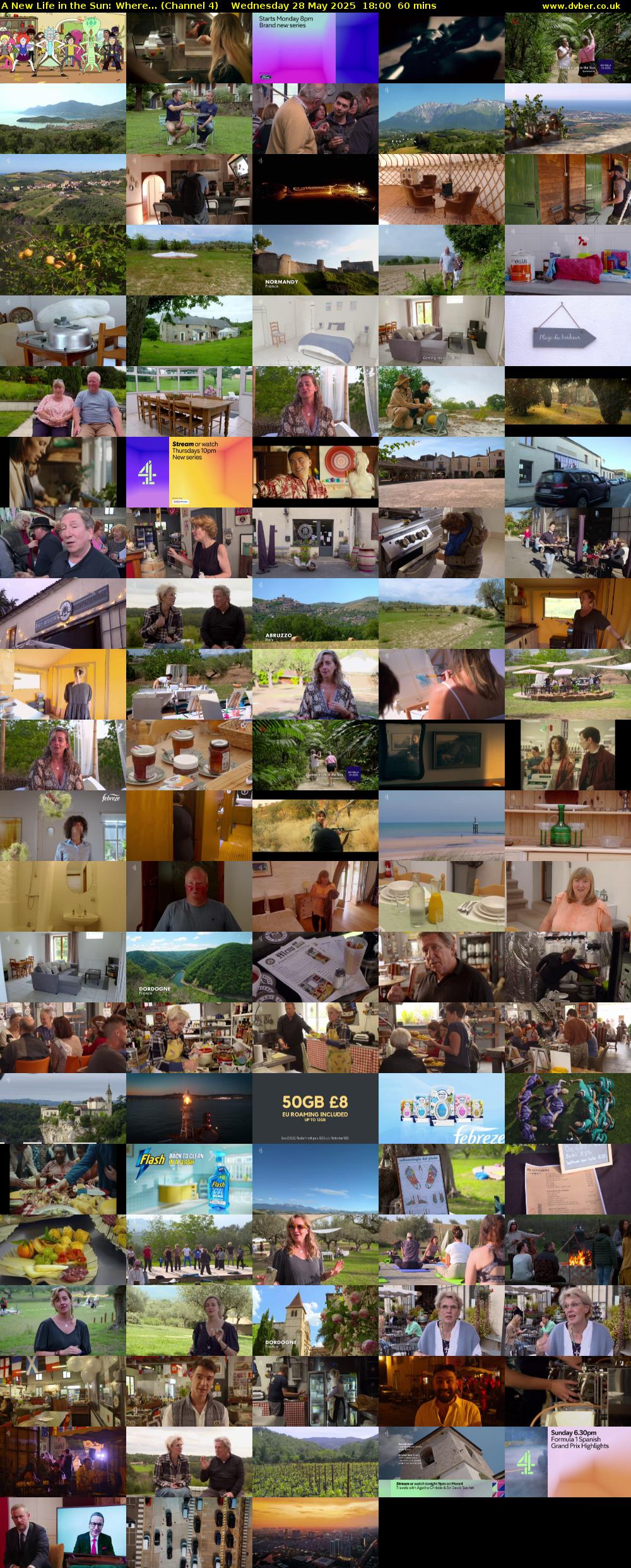 A New Life in the Sun: Where... (Channel 4) Wednesday 28 May 2025 18:00 - 19:00