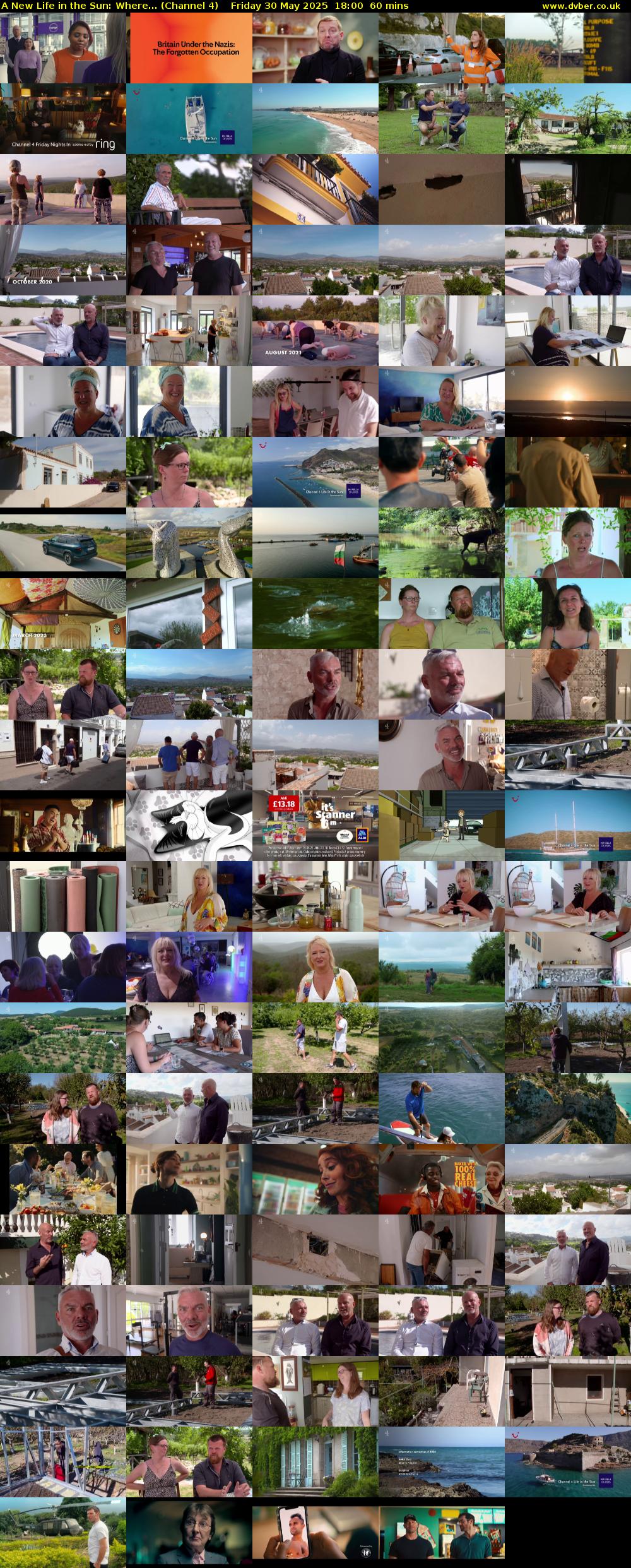 A New Life in the Sun: Where... (Channel 4) Friday 30 May 2025 18:00 - 19:00