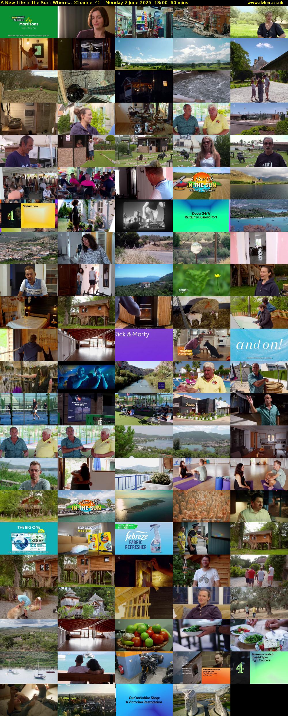 A New Life in the Sun: Where... (Channel 4) Monday 2 June 2025 18:00 - 19:00