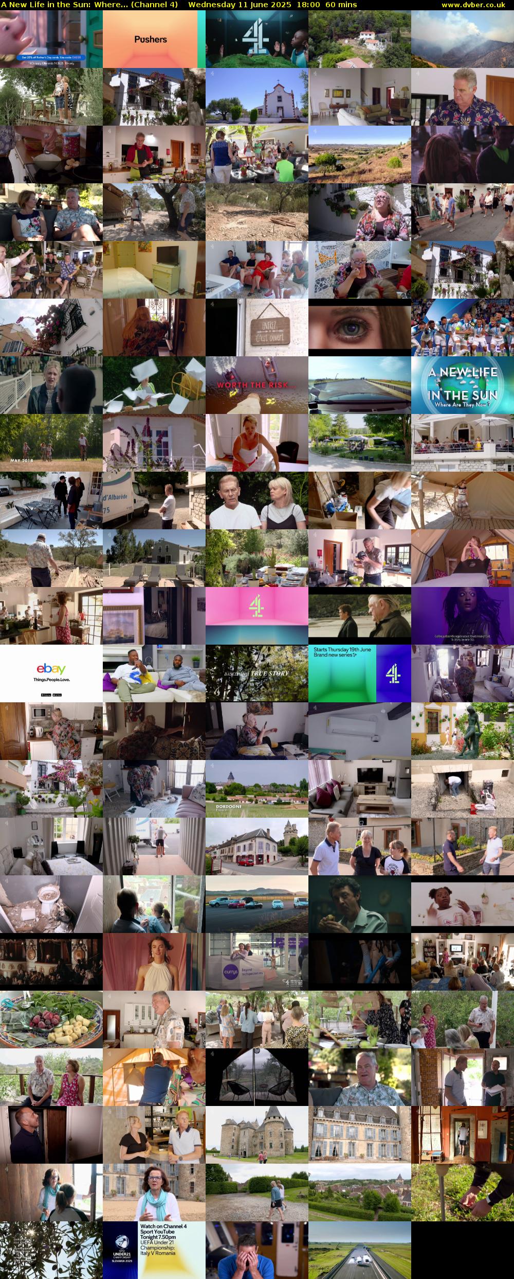A New Life in the Sun: Where... (Channel 4) Wednesday 11 June 2025 18:00 - 19:00