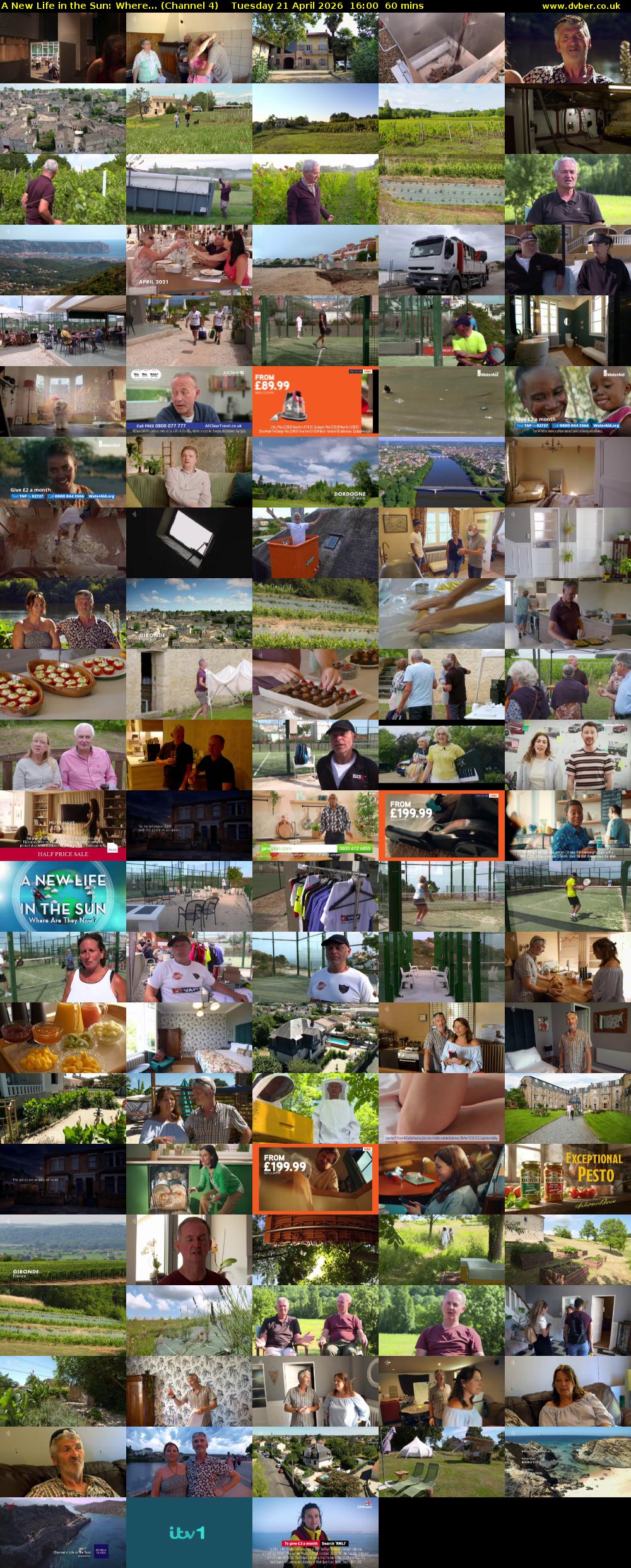 A New Life in the Sun: Where... (Channel 4) Tuesday 21 April 2026 16:00 - 17:00