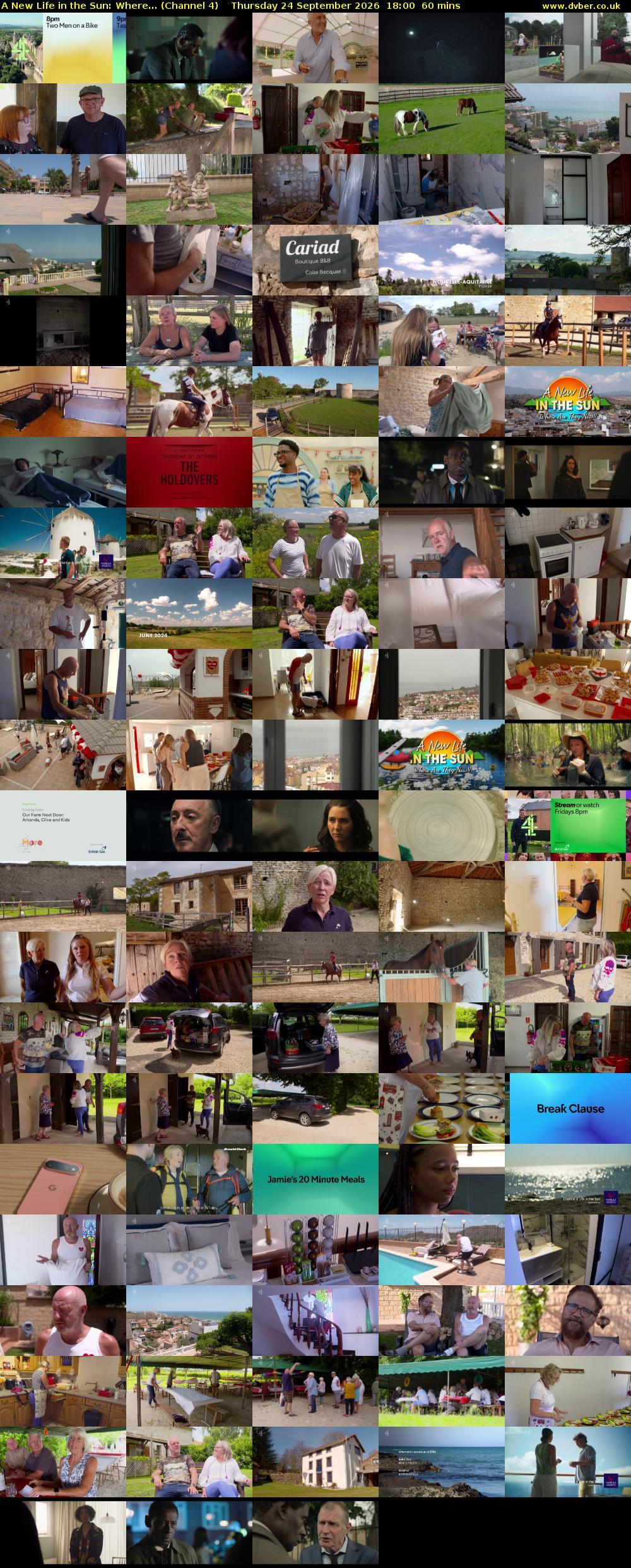 A New Life in the Sun: Where... (Channel 4) Thursday 24 September 2026 18:00 - 19:00
