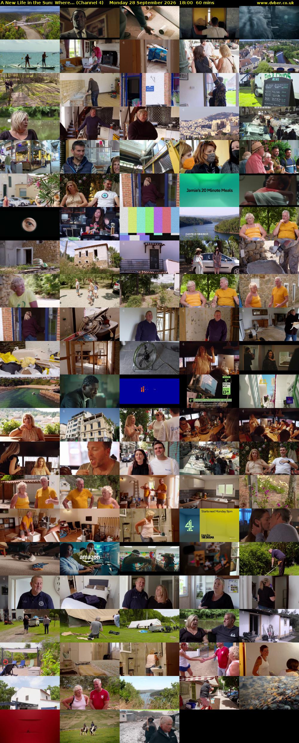 A New Life in the Sun: Where... (Channel 4) Monday 28 September 2026 18:00 - 19:00