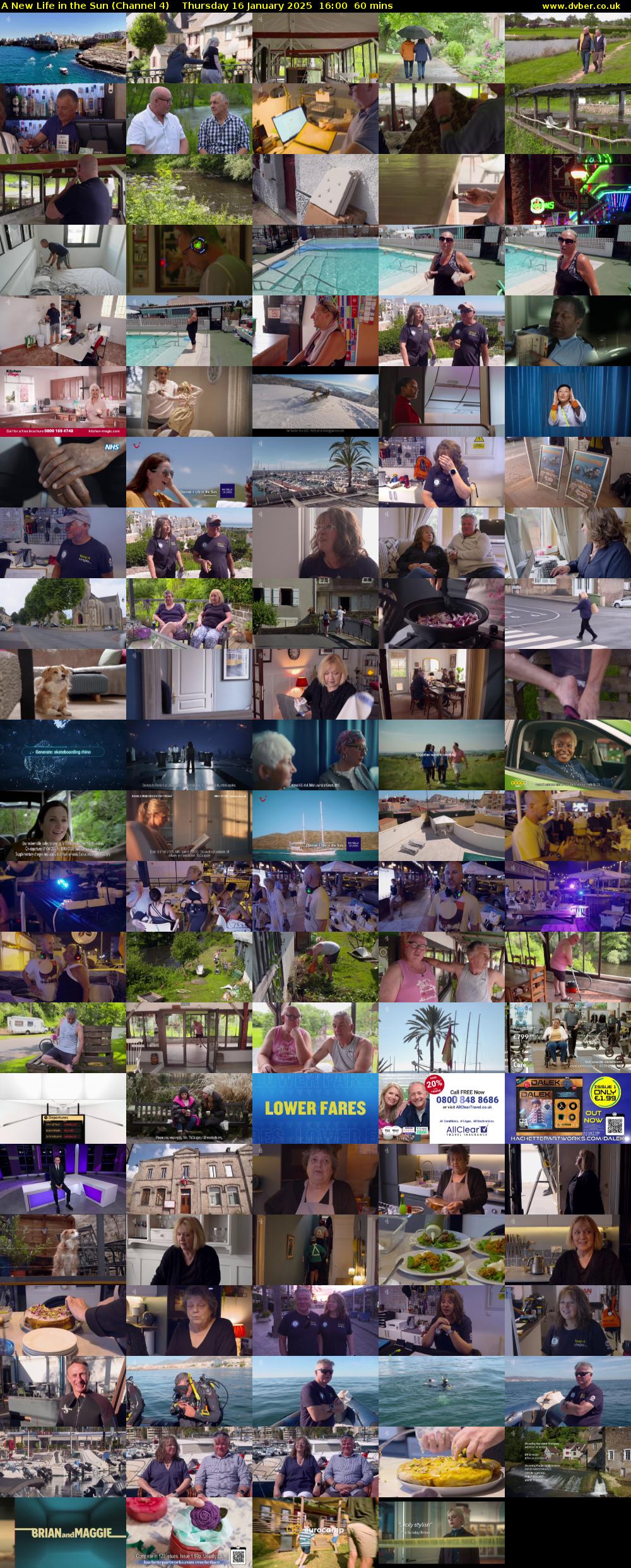 A New Life in the Sun (Channel 4) Thursday 16 January 2025 16:00 - 17:00