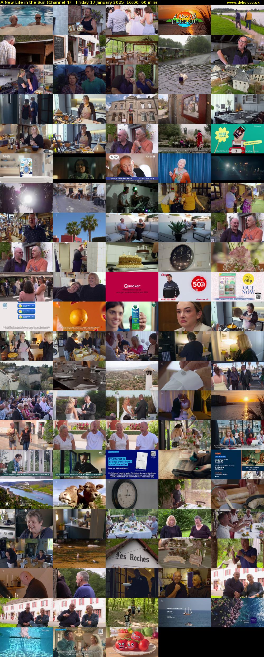A New Life in the Sun (Channel 4) Friday 17 January 2025 16:00 - 17:00