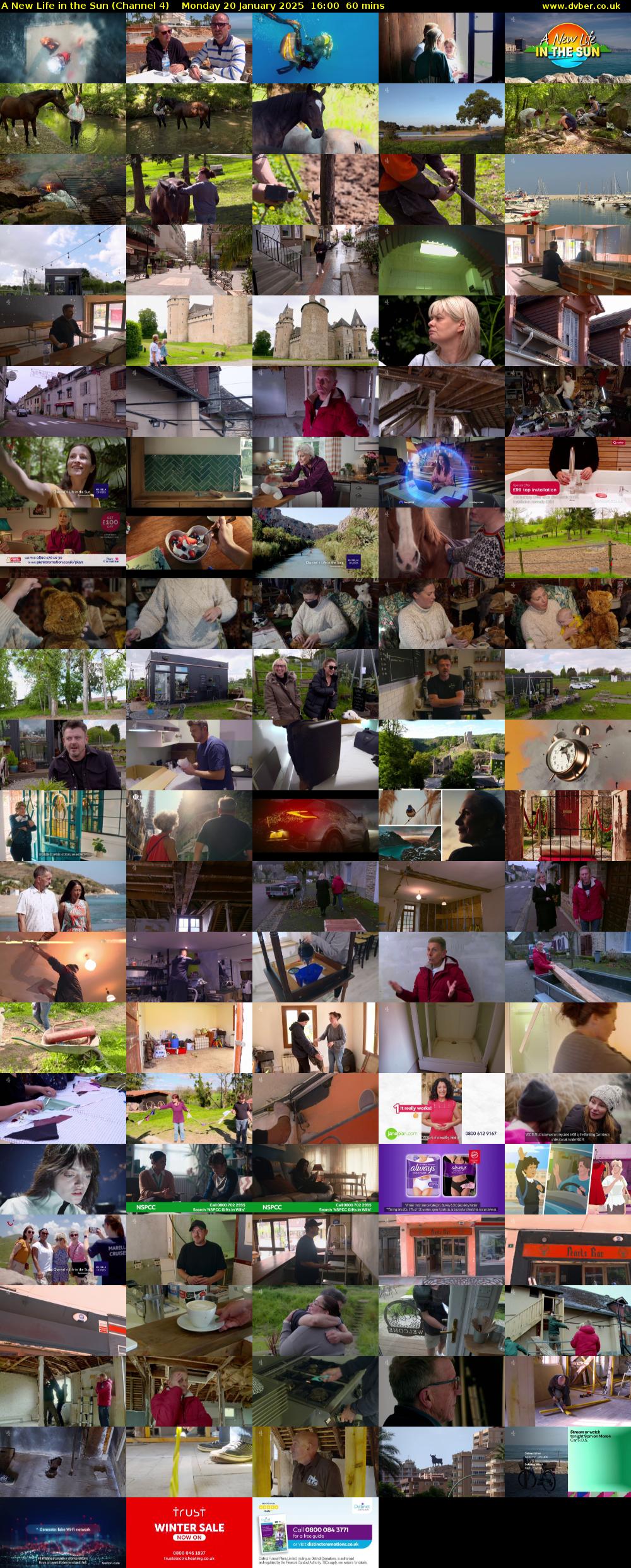 A New Life in the Sun (Channel 4) Monday 20 January 2025 16:00 - 17:00