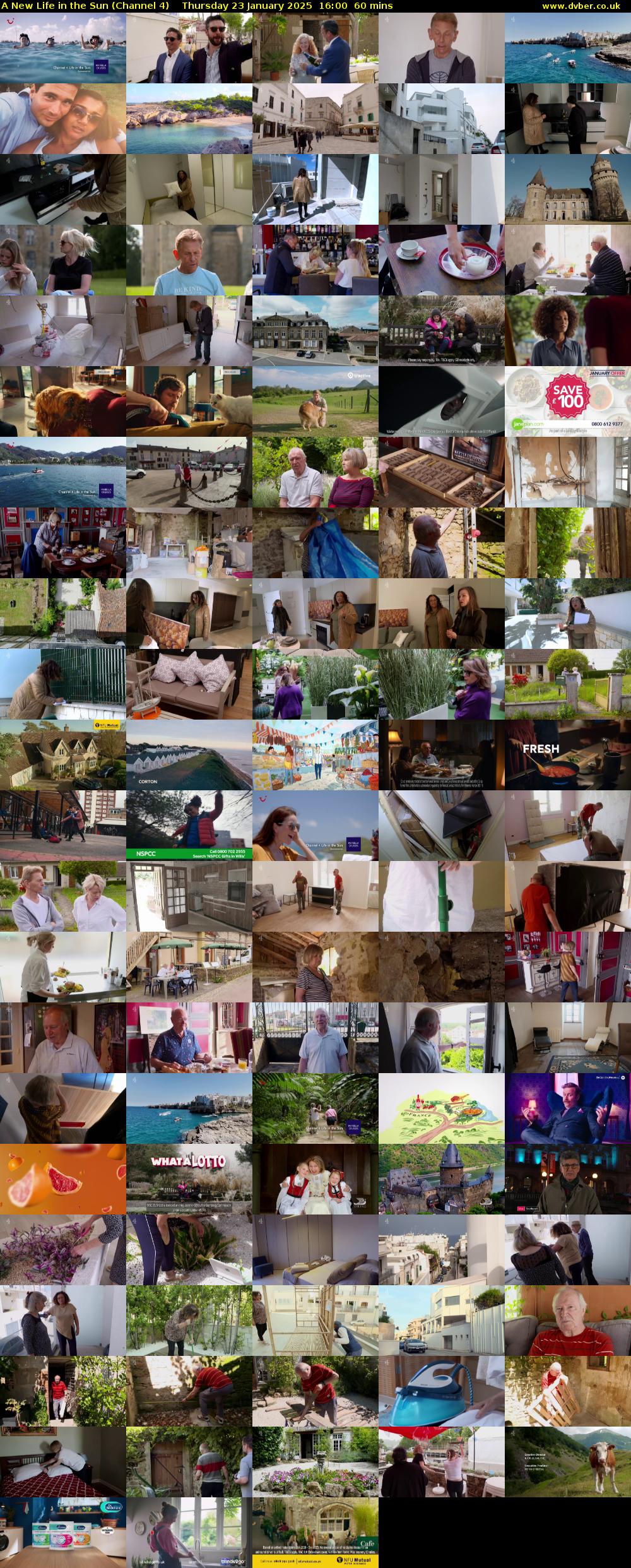 A New Life in the Sun (Channel 4) Thursday 23 January 2025 16:00 - 17:00