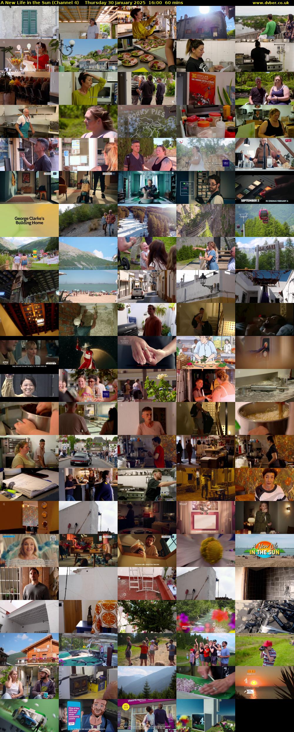A New Life in the Sun (Channel 4) Thursday 30 January 2025 16:00 - 17:00