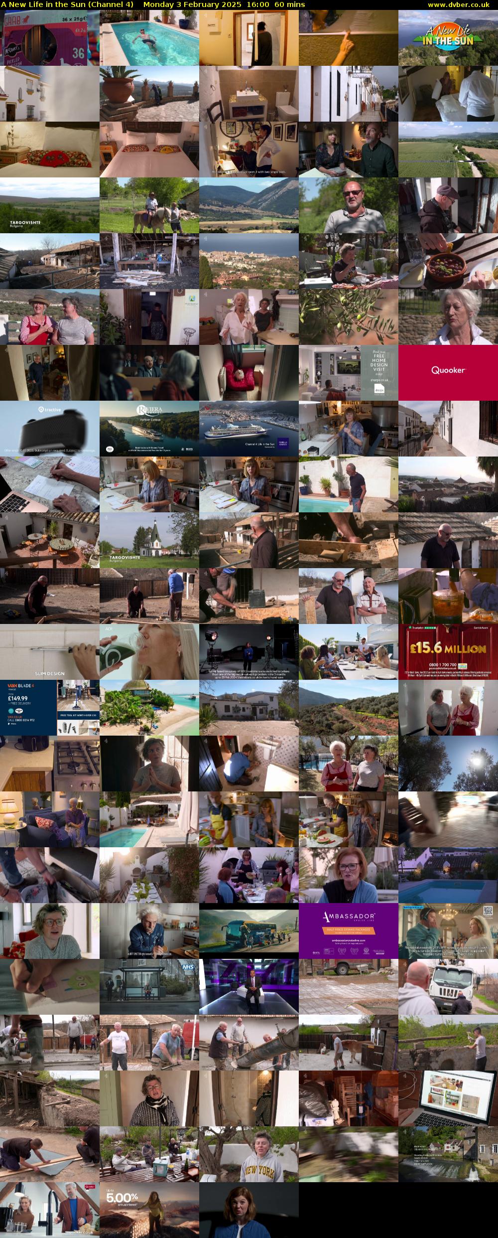 A New Life in the Sun (Channel 4) Monday 3 February 2025 16:00 - 17:00