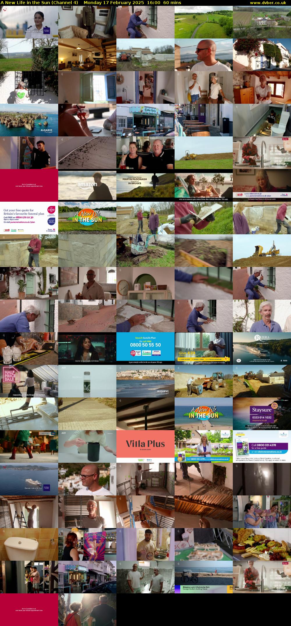 A New Life in the Sun (Channel 4) Monday 17 February 2025 16:00 - 17:00