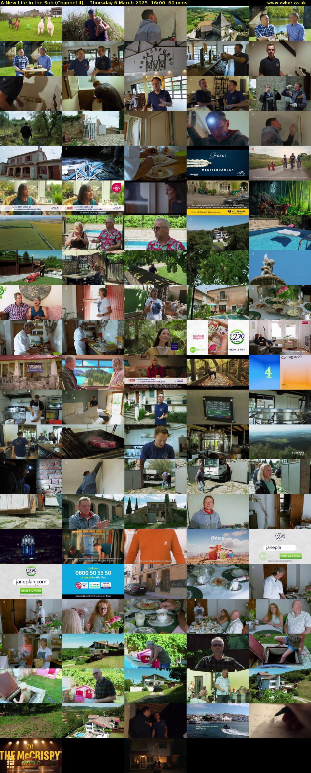 A New Life in the Sun (Channel 4) Thursday 6 March 2025 16:00 - 17:00