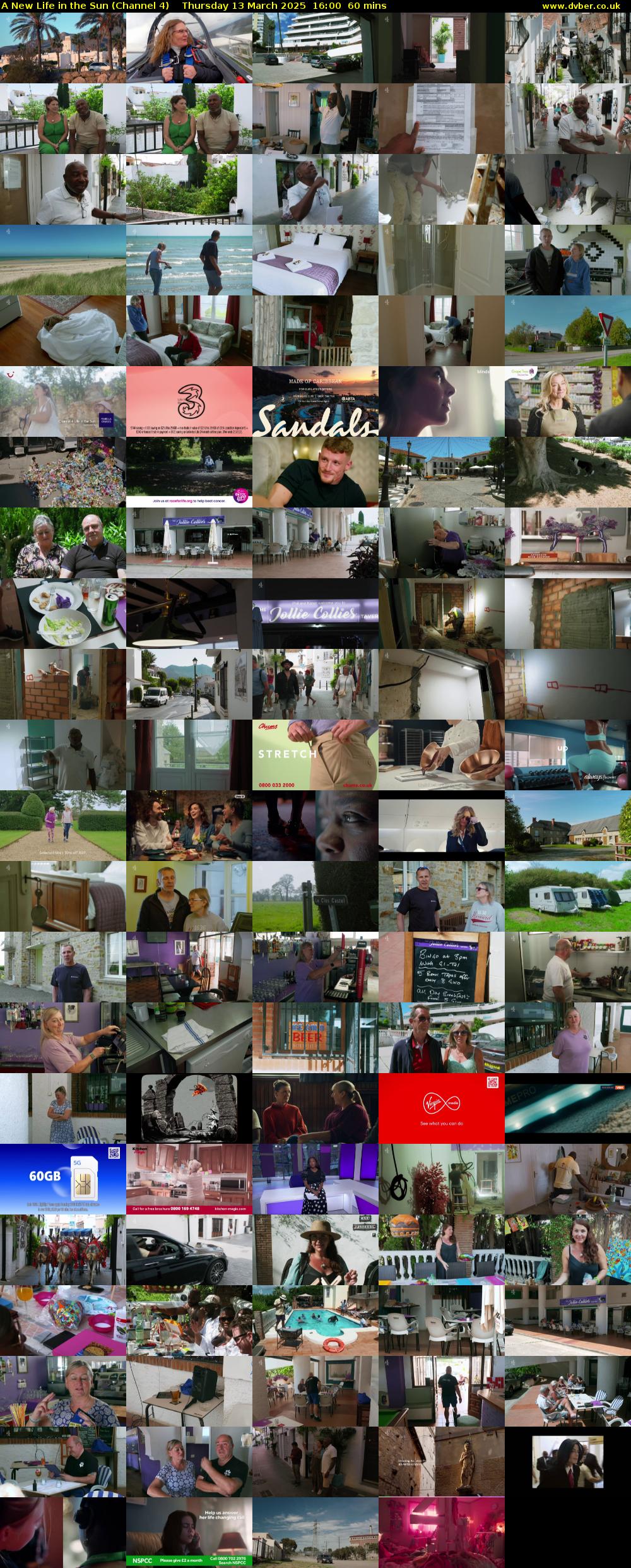 A New Life in the Sun (Channel 4) Thursday 13 March 2025 16:00 - 17:00