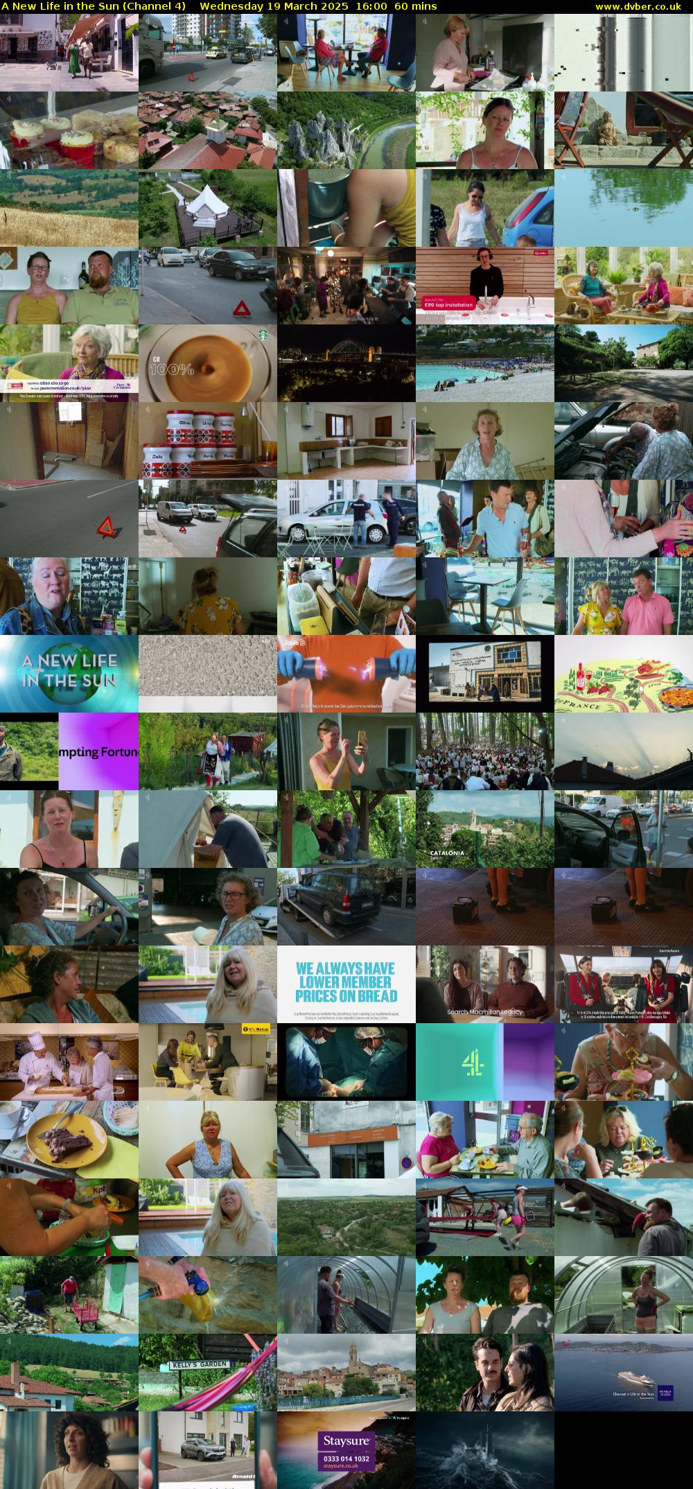 A New Life in the Sun (Channel 4) Wednesday 19 March 2025 16:00 - 17:00