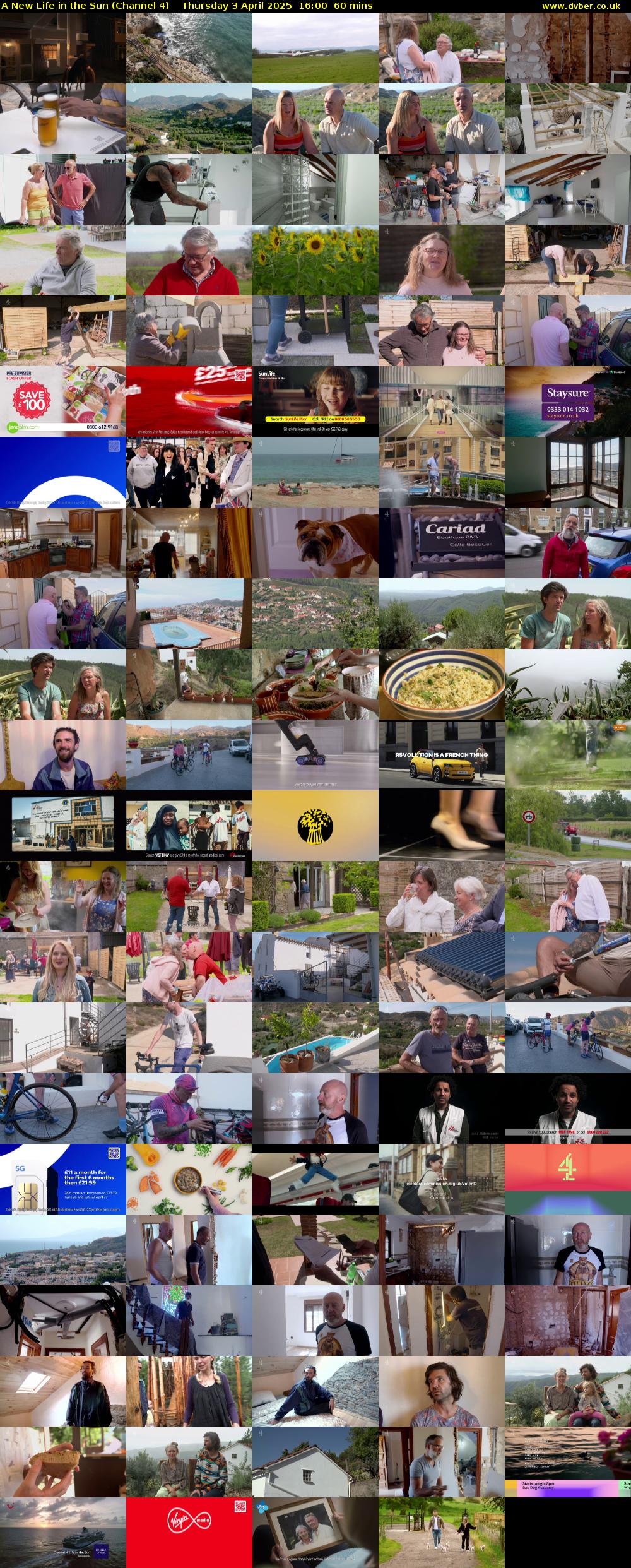 A New Life in the Sun (Channel 4) Thursday 3 April 2025 16:00 - 17:00