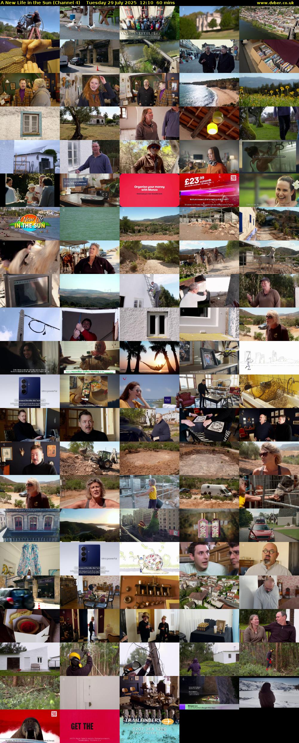A New Life in the Sun (Channel 4) Tuesday 29 July 2025 12:10 - 13:10