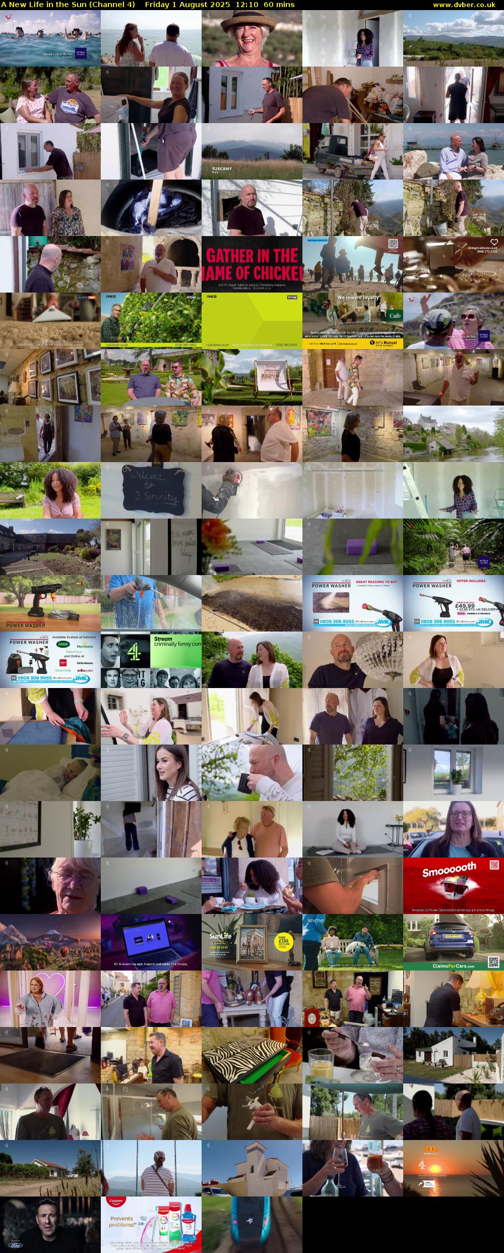 A New Life in the Sun (Channel 4) Friday 1 August 2025 12:10 - 13:10