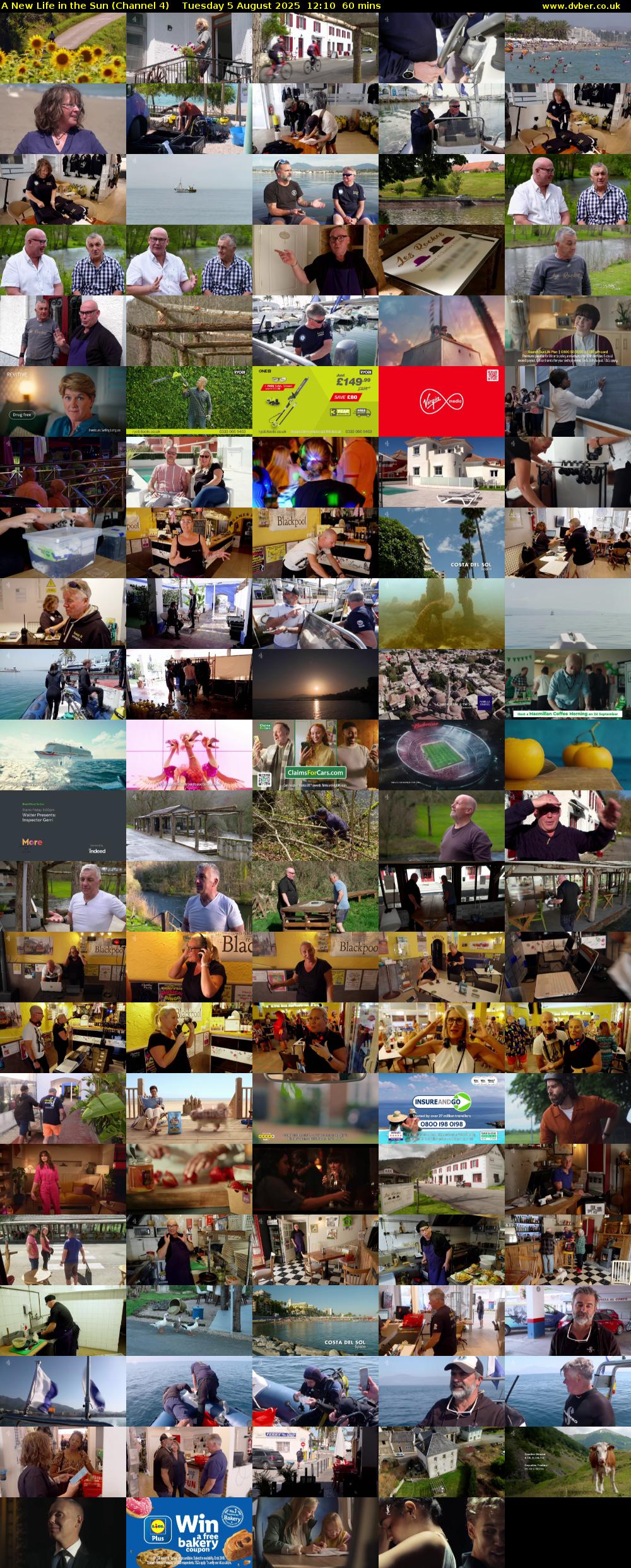 A New Life in the Sun (Channel 4) Tuesday 5 August 2025 12:10 - 13:10