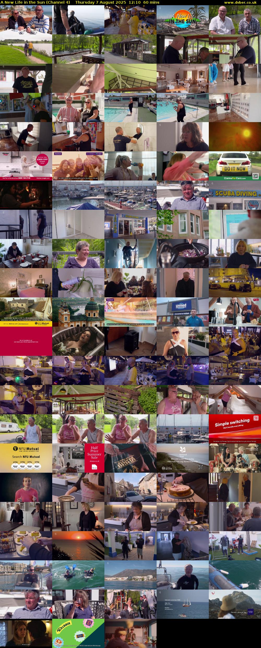 A New Life in the Sun (Channel 4) Thursday 7 August 2025 12:10 - 13:10