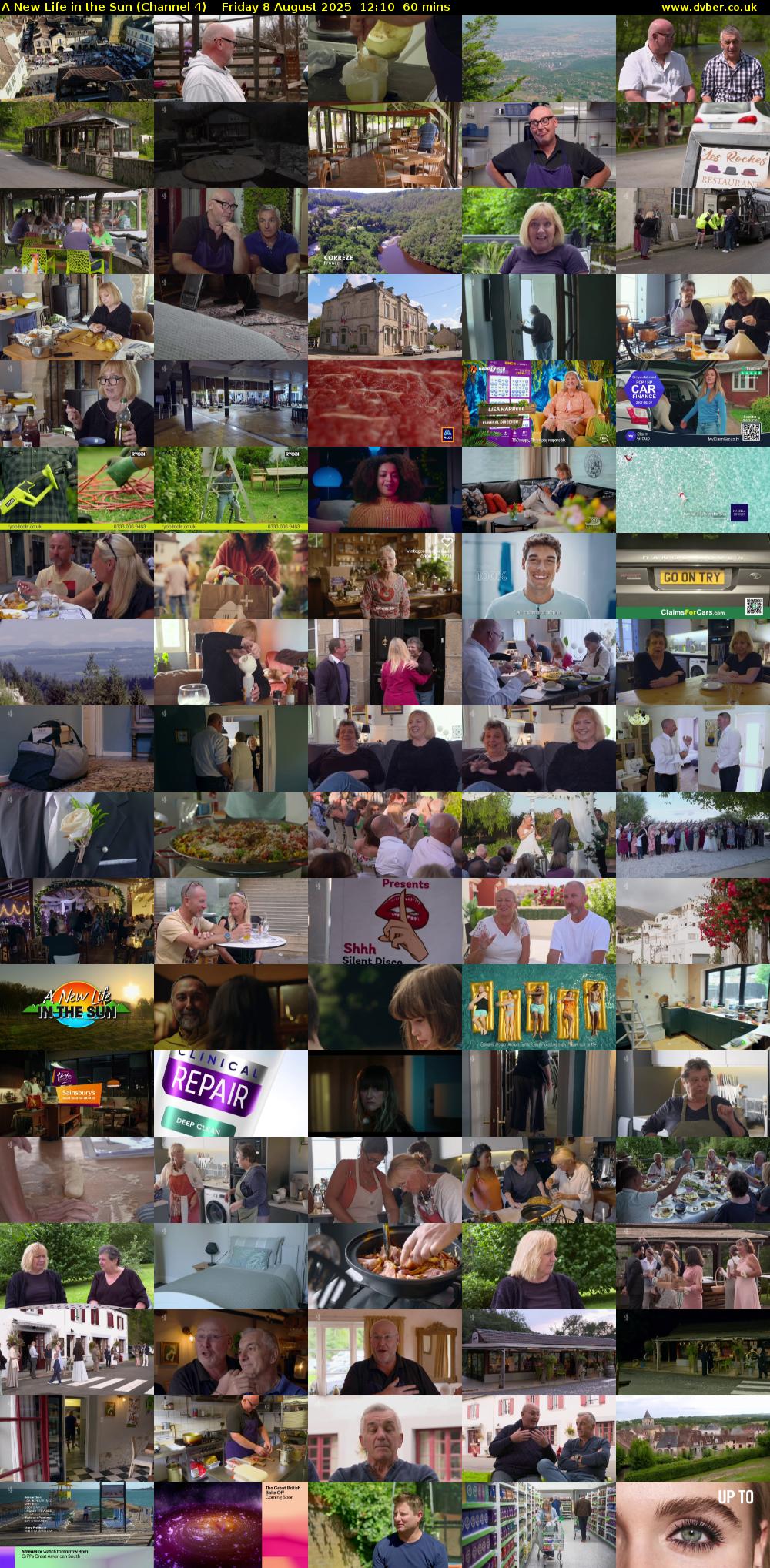 A New Life in the Sun (Channel 4) Friday 8 August 2025 12:10 - 13:10