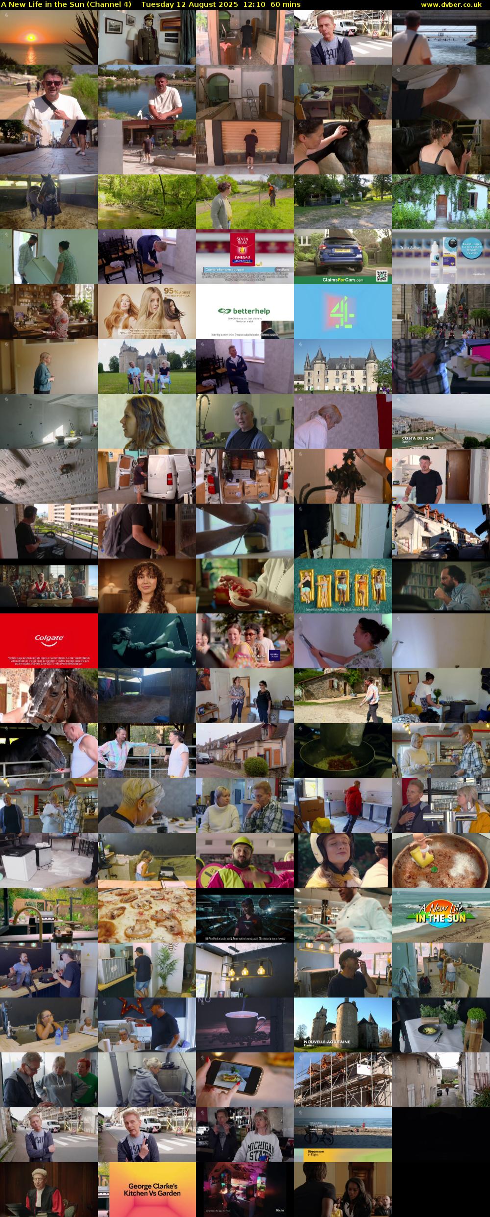 A New Life in the Sun (Channel 4) Tuesday 12 August 2025 12:10 - 13:10