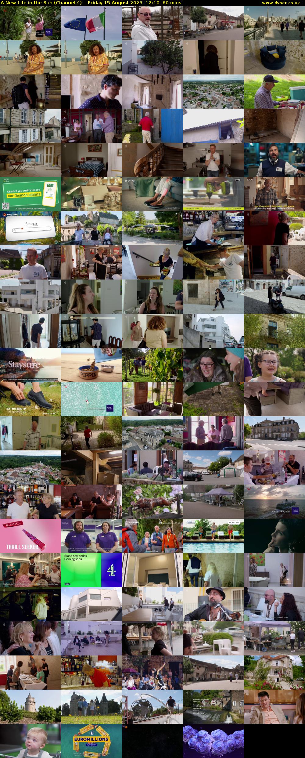 A New Life in the Sun (Channel 4) Friday 15 August 2025 12:10 - 13:10