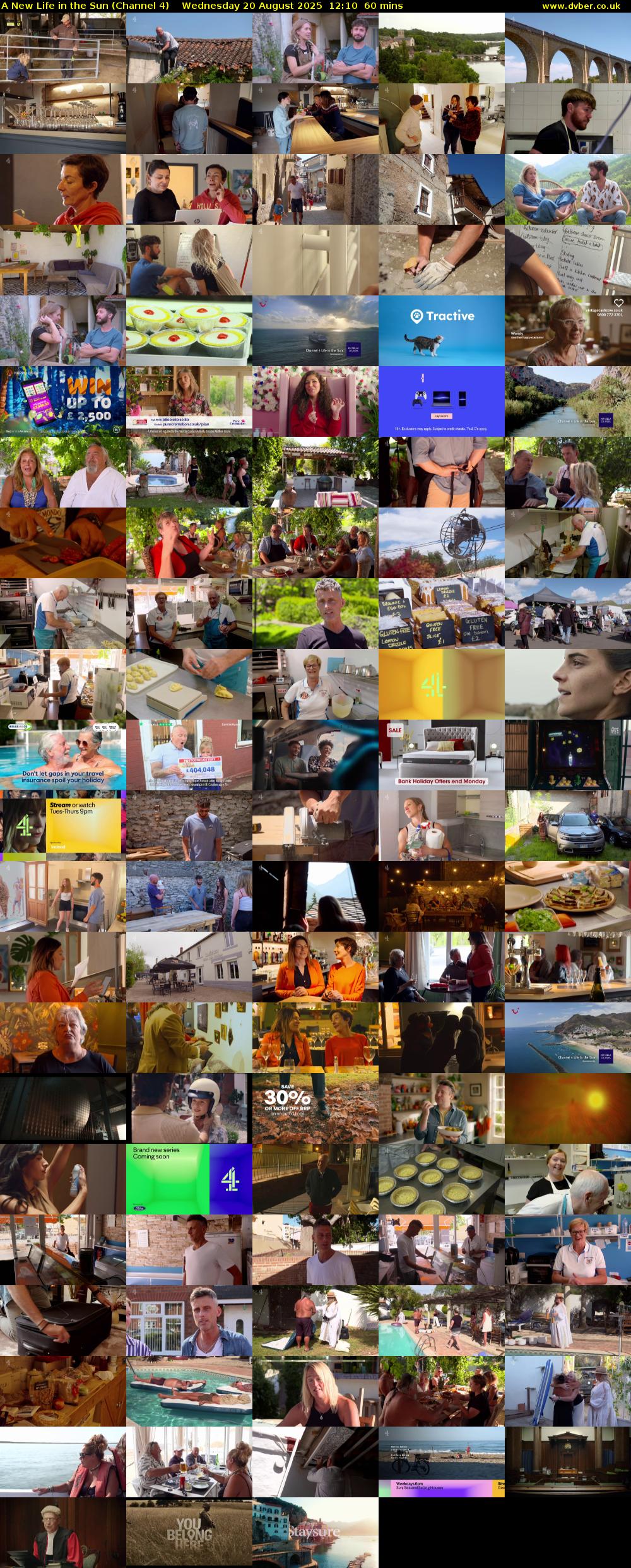 A New Life in the Sun (Channel 4) Wednesday 20 August 2025 12:10 - 13:10