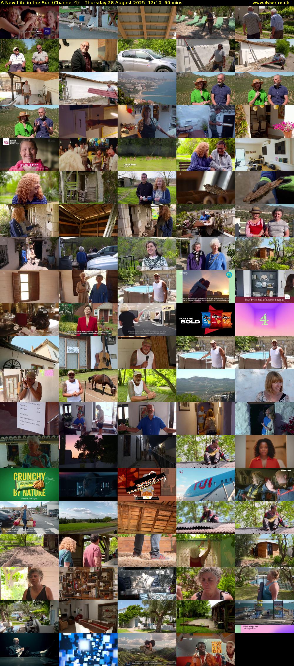 A New Life in the Sun (Channel 4) Thursday 28 August 2025 12:10 - 13:10
