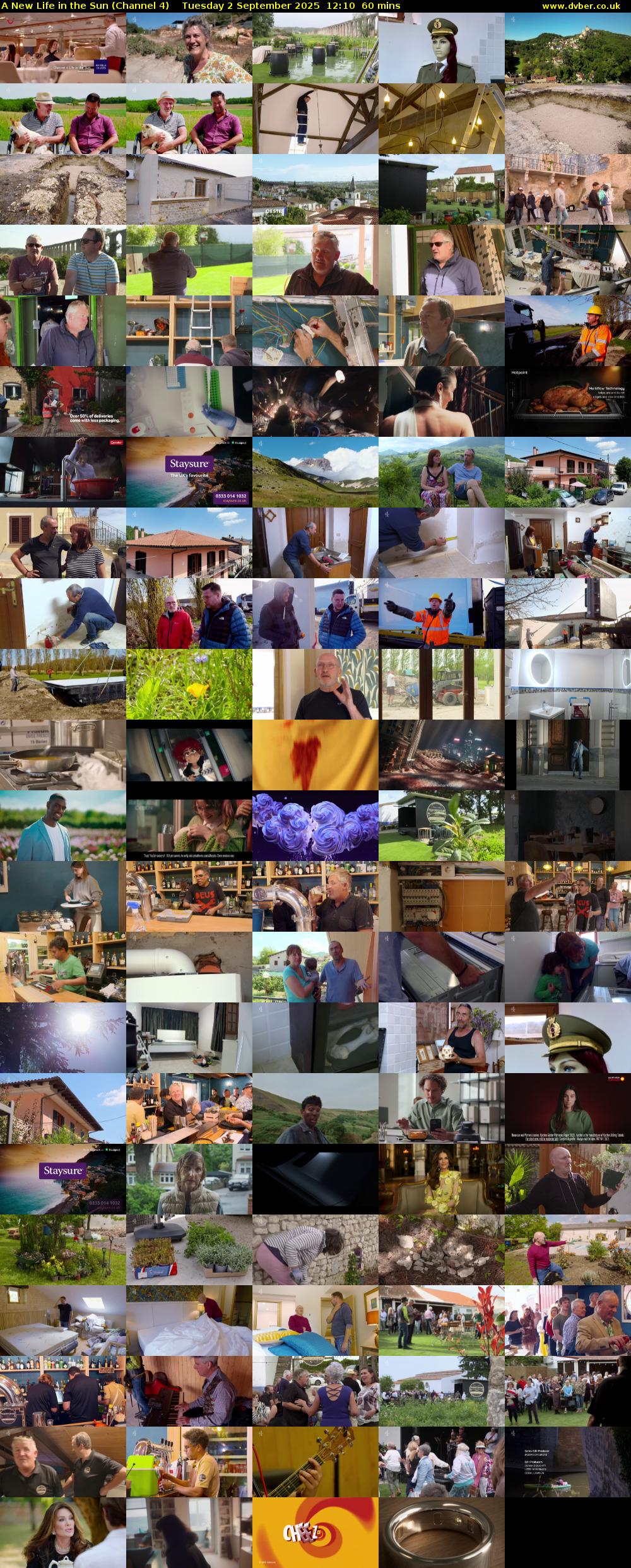 A New Life in the Sun (Channel 4) Tuesday 2 September 2025 12:10 - 13:10