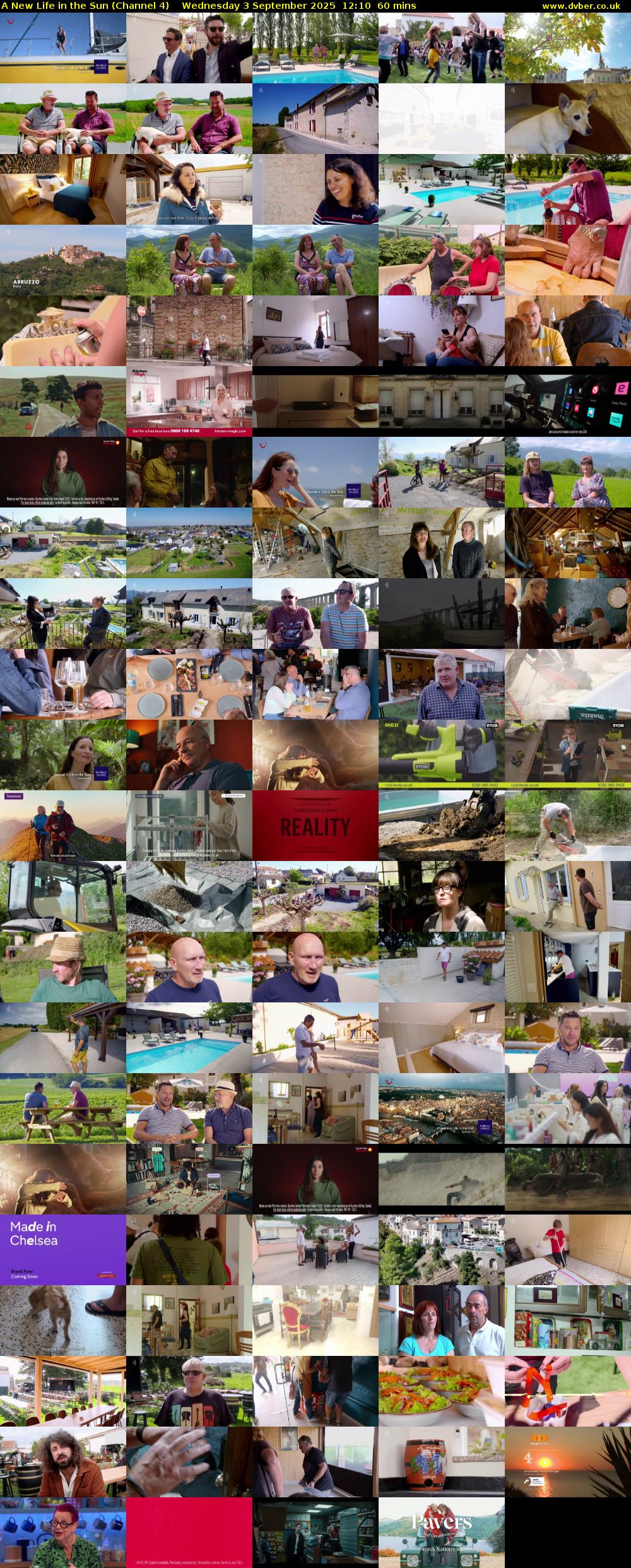 A New Life in the Sun (Channel 4) Wednesday 3 September 2025 12:10 - 13:10