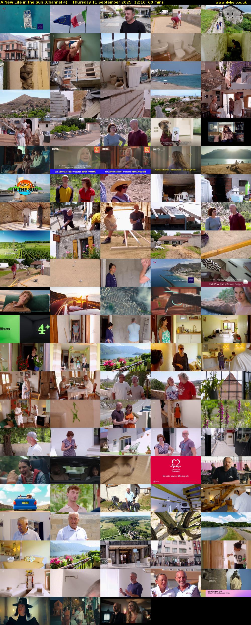A New Life in the Sun (Channel 4) Thursday 11 September 2025 12:10 - 13:10