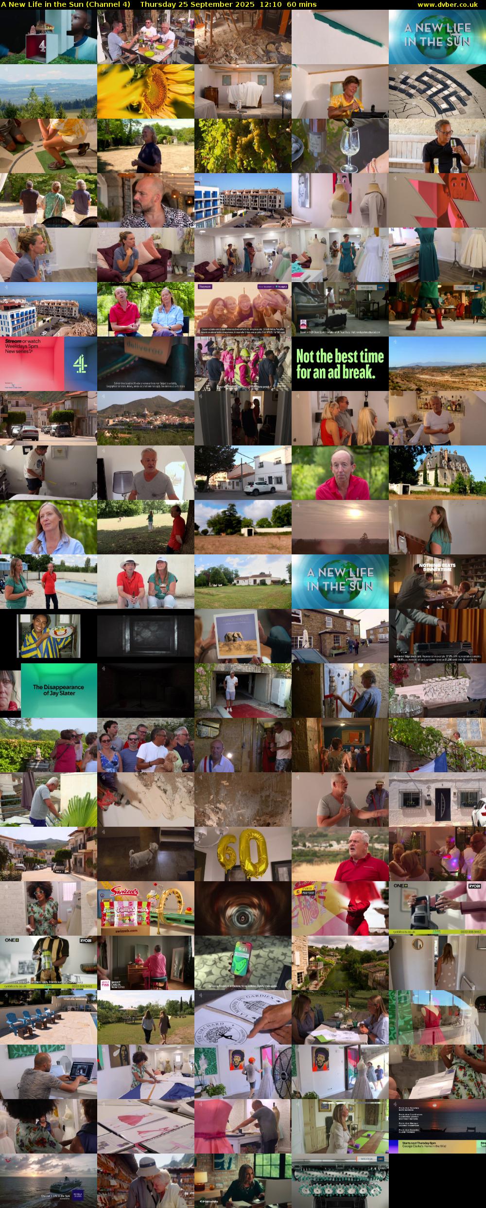 A New Life in the Sun (Channel 4) Thursday 25 September 2025 12:10 - 13:10